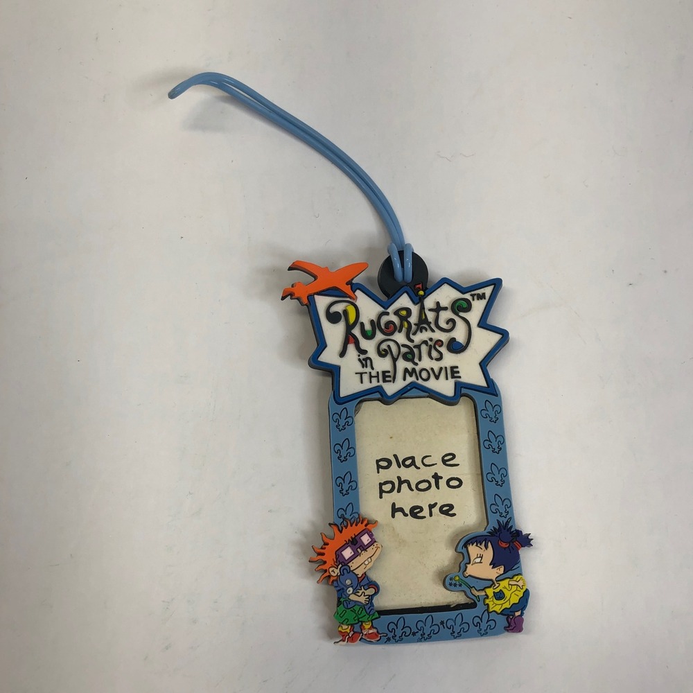 Rugrats in Paris Photo Frame Luggage Tag Kids Travel‎ Accessory 2000